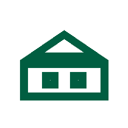 Intermodal warehouse icon